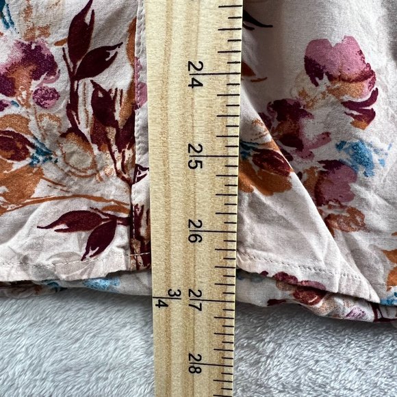 Torrid Top Womens Plus 1X Antique Floral Button Down Blouse - Picture 6 of 9